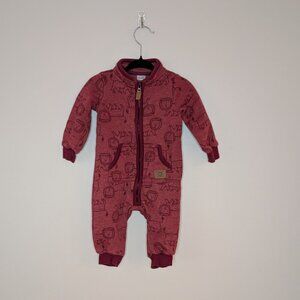 2/$15 💙 Carter’s Fleece Bunting Suit | Lion Print | 3M/6M
